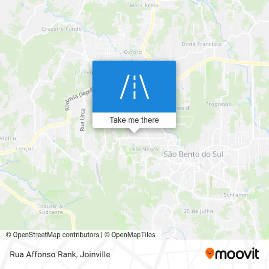 Rua Affonso Rank map