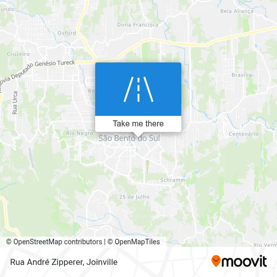 Rua André Zipperer map