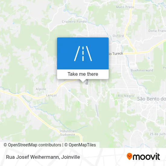 Rua Josef Weihermann map