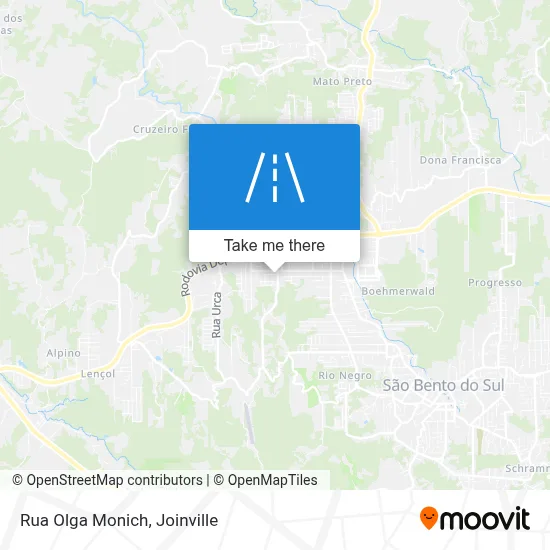 Rua Olga Monich map