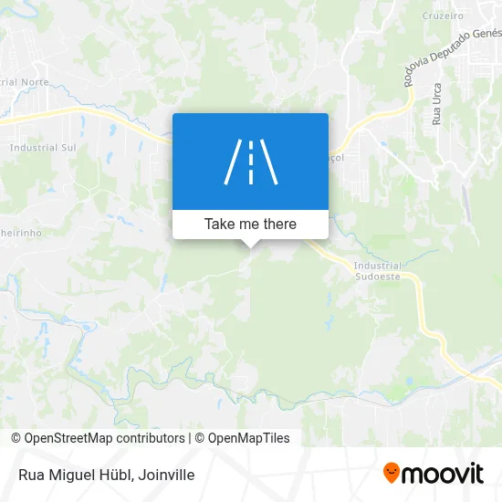 Rua Miguel Hübl map