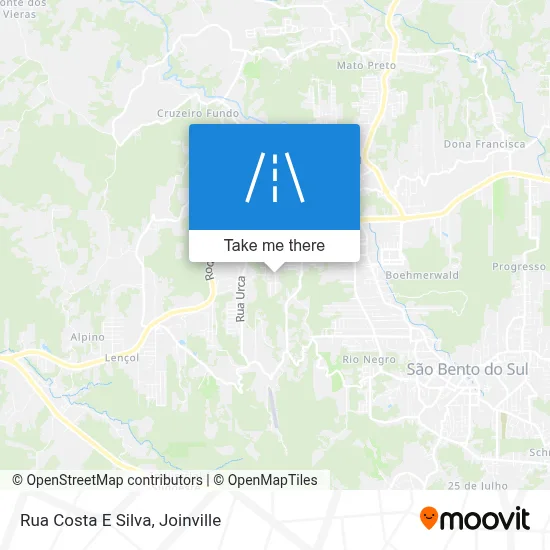 Rua Costa E Silva map