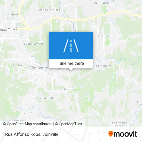 Rua Affonso Kobs map