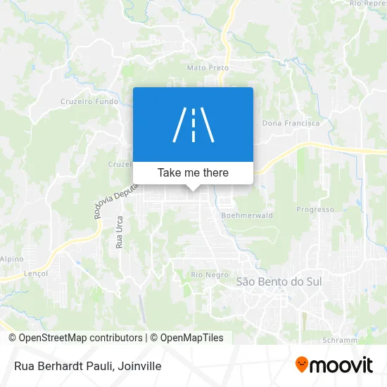 Rua Berhardt Pauli map