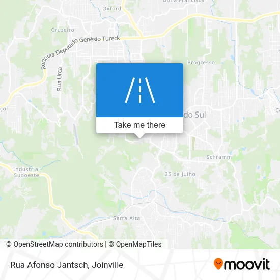 Rua Afonso Jantsch map