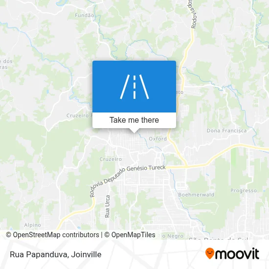 Rua Papanduva map