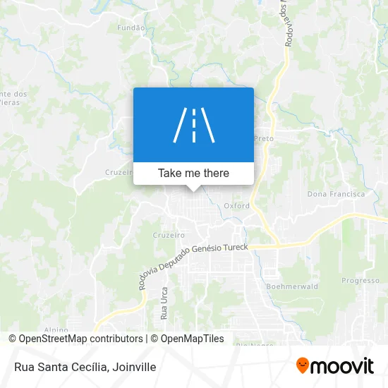 Rua Santa Cecília map