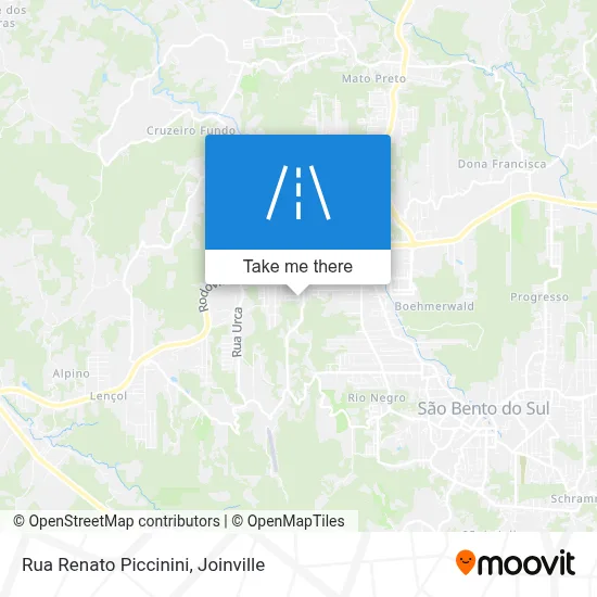 Rua Renato Piccinini map
