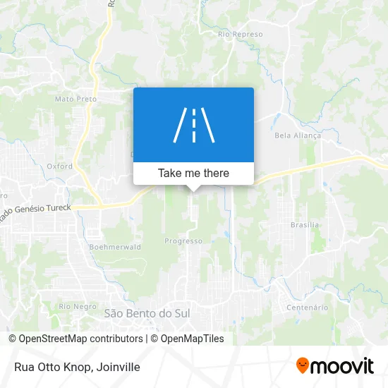 Rua Otto Knop map
