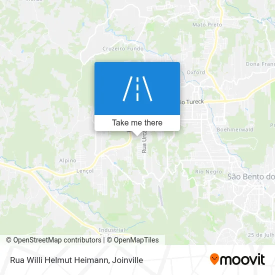 Rua Willi Helmut Heimann map