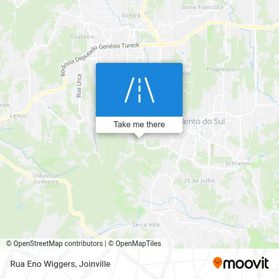 Rua Eno Wiggers map