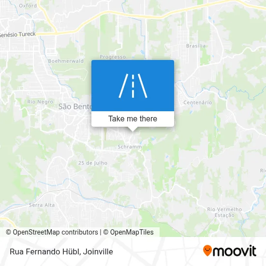 Rua Fernando Hübl map