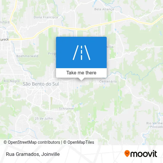 Rua Gramados map