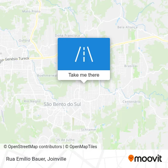 Rua Emílio Bauer map