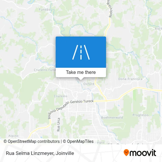 Rua Selma Linzmeyer map