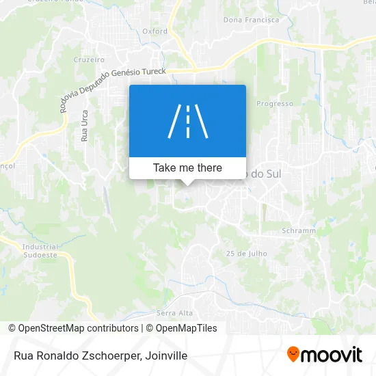 Rua Ronaldo Zschoerper map