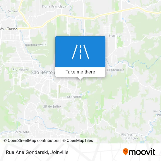 Rua Ana Gondarski map