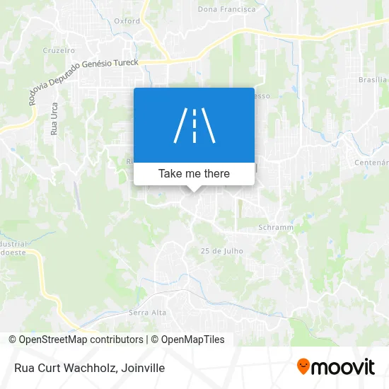 Rua Curt Wachholz map