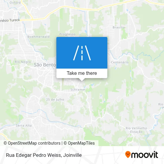 Rua Edegar Pedro Weiss map