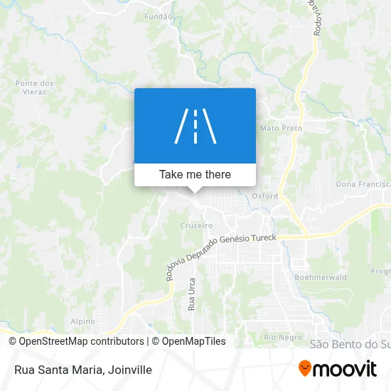 Rua Santa Maria map