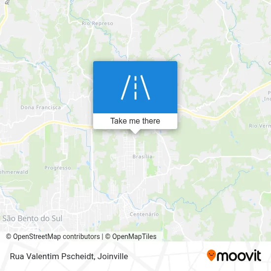 Rua Valentim Pscheidt map