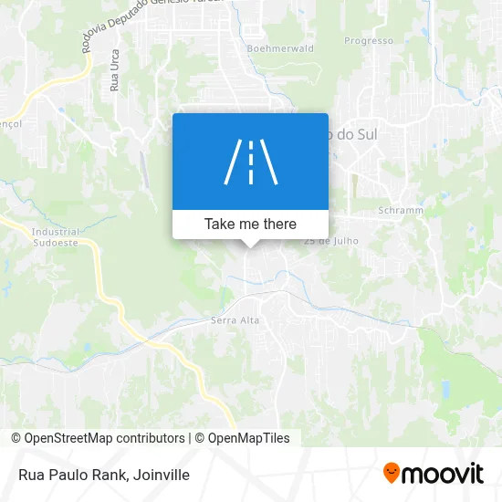 Rua Paulo Rank map