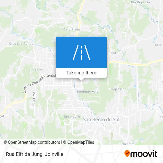 Rua Elfrida Jung map