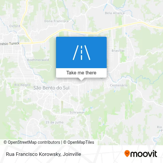 Rua Francisco Korowsky map
