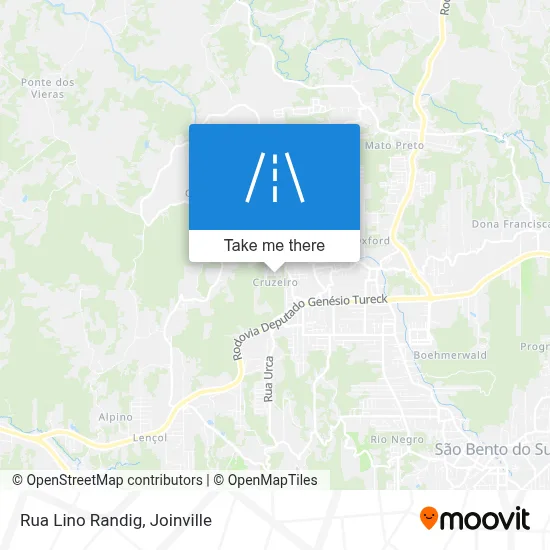 Rua Lino Randig map