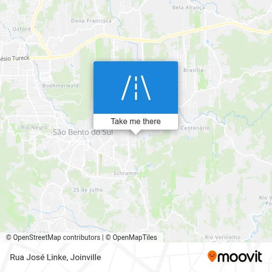 Rua José Linke map