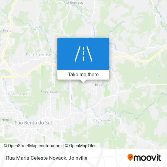 Rua Maria Celeste Novack map