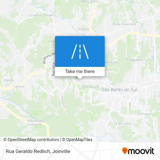 Rua Geraldo Redlich map