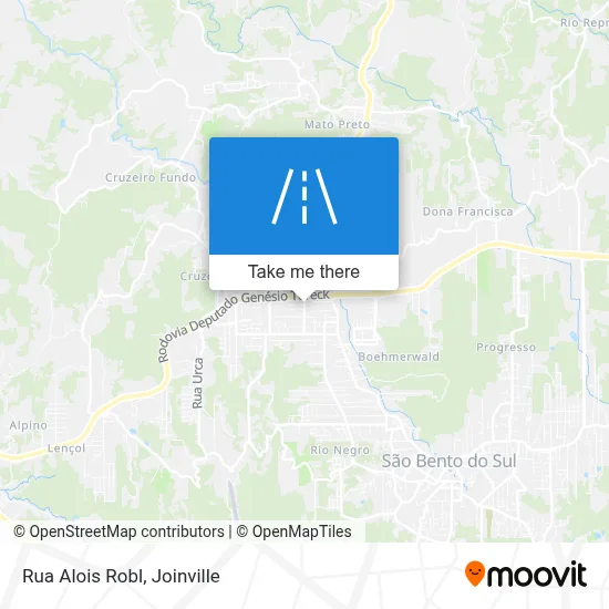 Rua Alois Robl map