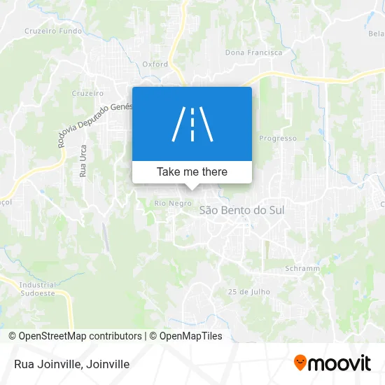 Rua Joinville map