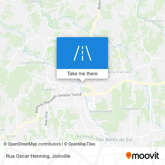 Rua Oscar Henning map