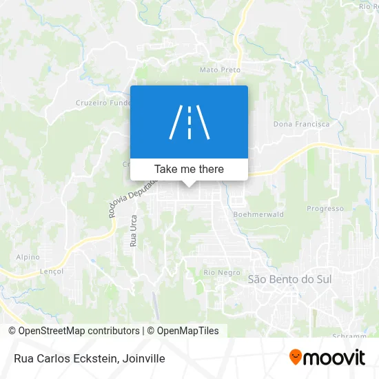 Rua Carlos Eckstein map