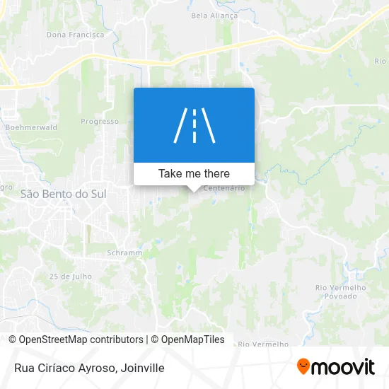 Rua Ciríaco Ayroso map