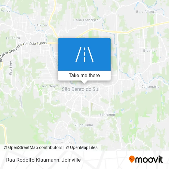 Rua Rodolfo Klaumann map