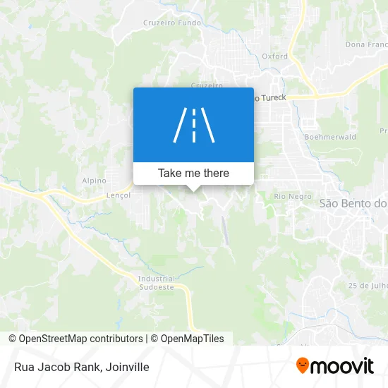 Rua Jacob Rank map