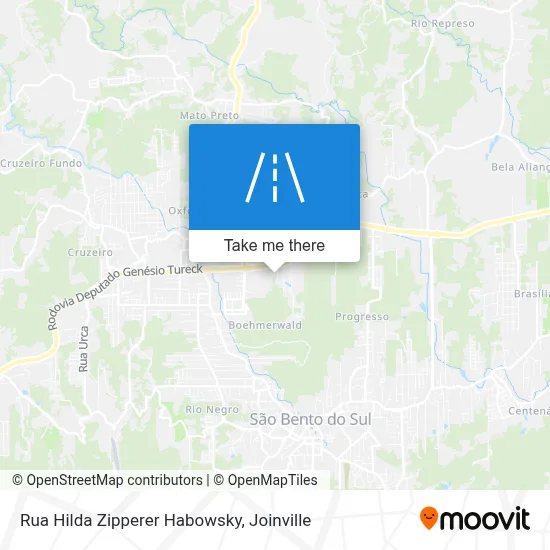 Rua Hilda Zipperer Habowsky map