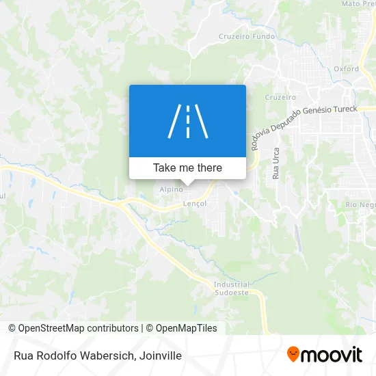 Rua Rodolfo Wabersich map