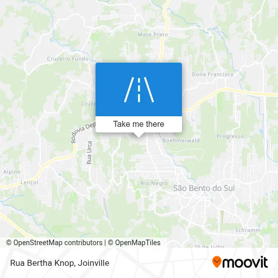 Rua Bertha Knop map