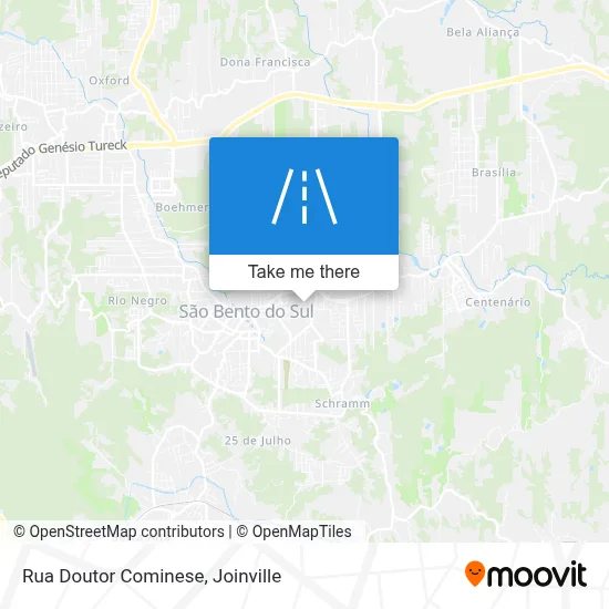 Rua Doutor Cominese map