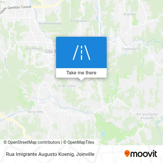 Rua Imigrante Augusto Koenig map