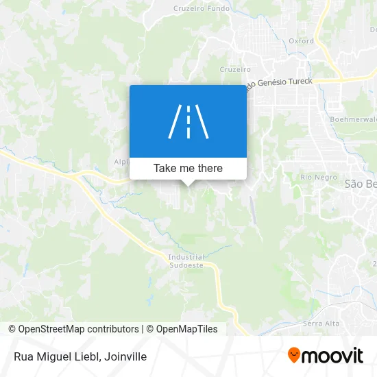Rua Miguel Liebl map