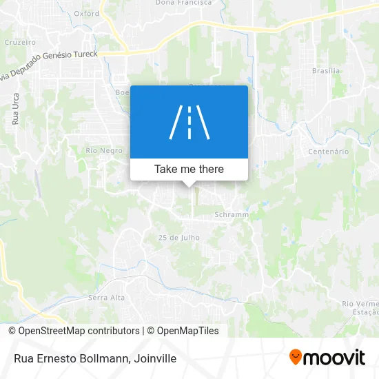 Rua Ernesto Bollmann map