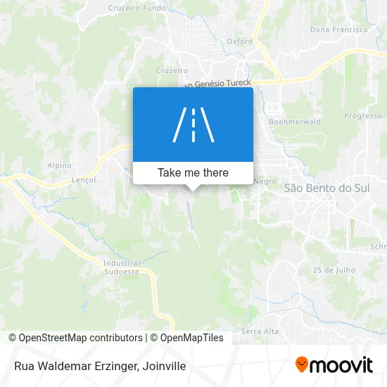 Rua Waldemar Erzinger map