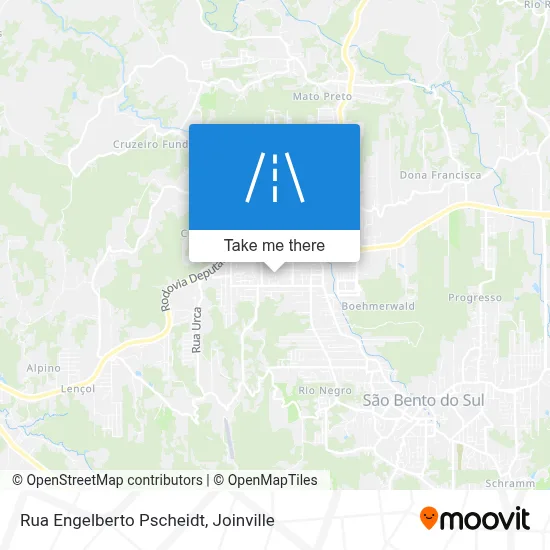 Rua Engelberto Pscheidt map