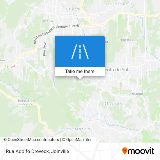 Rua Adolfo Dreveck map