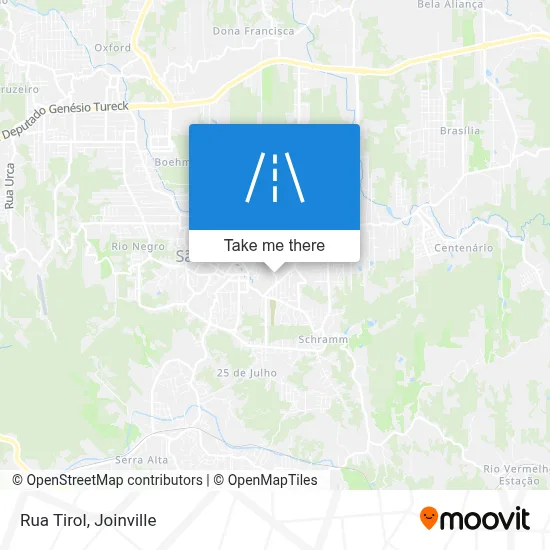 Rua Tirol map